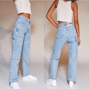 Ragged Priest Carpenter Cargo high rise jeans